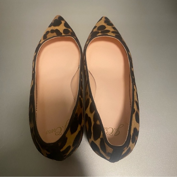 NWOB J.Crew Sophia Kitten Heel Pumps In Leopard Calf Hair - Size 7.5 - Picture 2 of 14